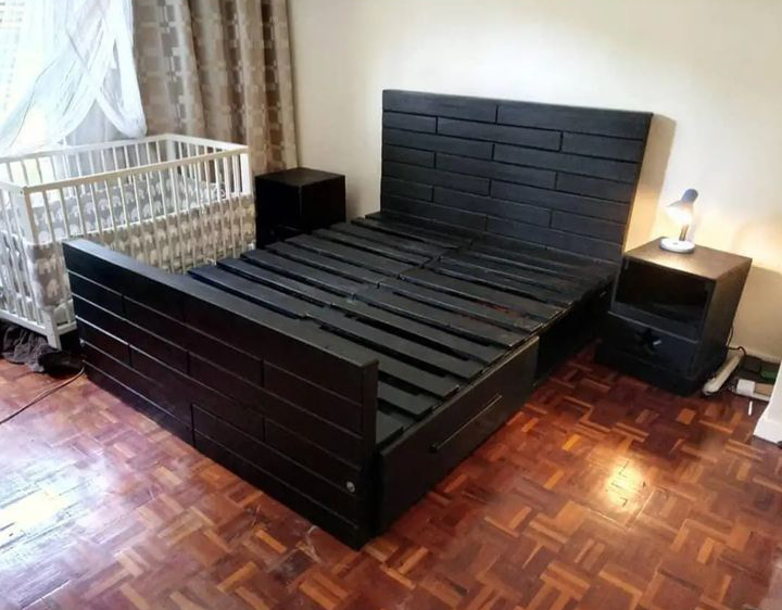 Pallet bed